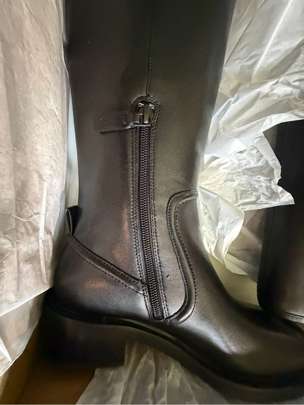 Cole Haan Silvana Tall Buckle Boot - Black (5.5)